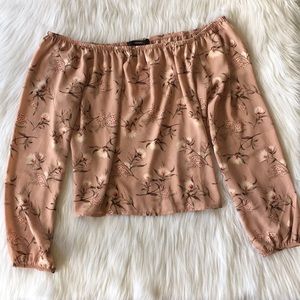 Forever 21 Floral Off the Shoulder Top